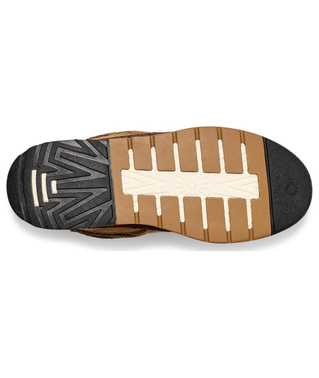 UGG AUSTRALIA Коричневые замшевые кроссовки, фото 7