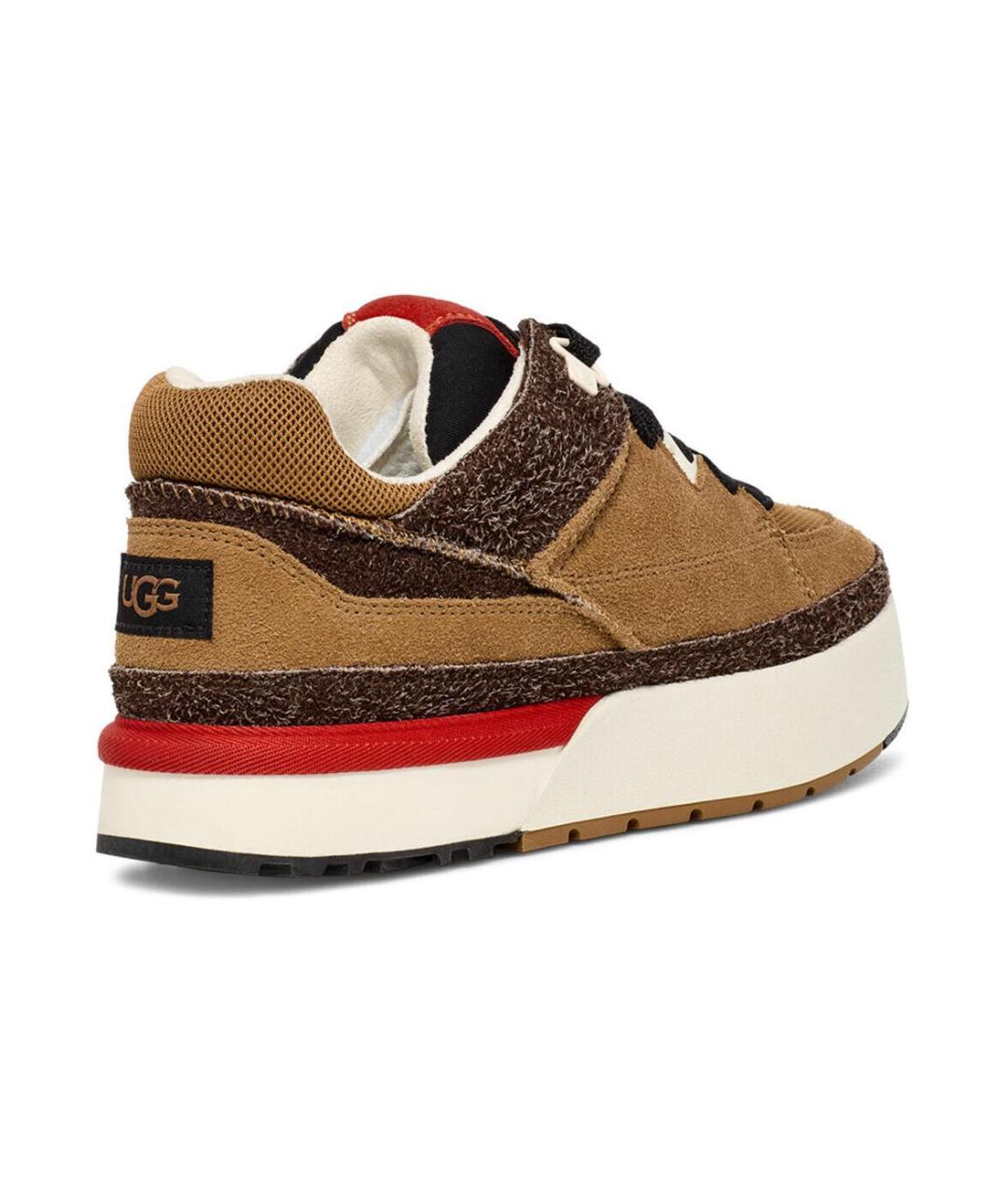 UGG AUSTRALIA Коричневые замшевые кроссовки, фото 5