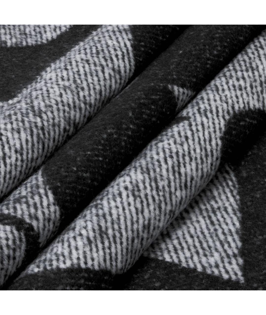 LOUIS VUITTON Черный шерстяной шарф, фото 3