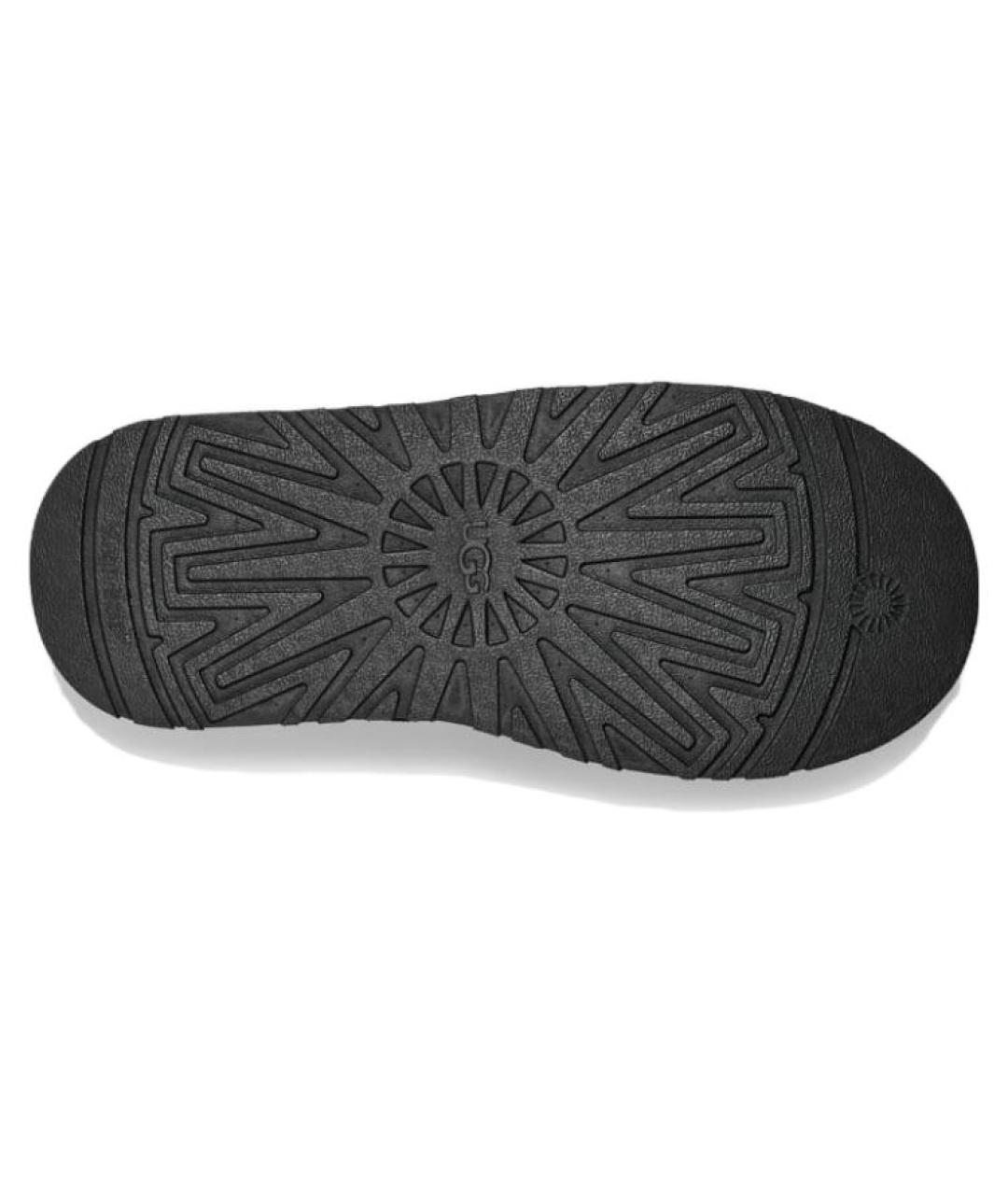 UGG AUSTRALIA Черные нубуковые сапоги, фото 6