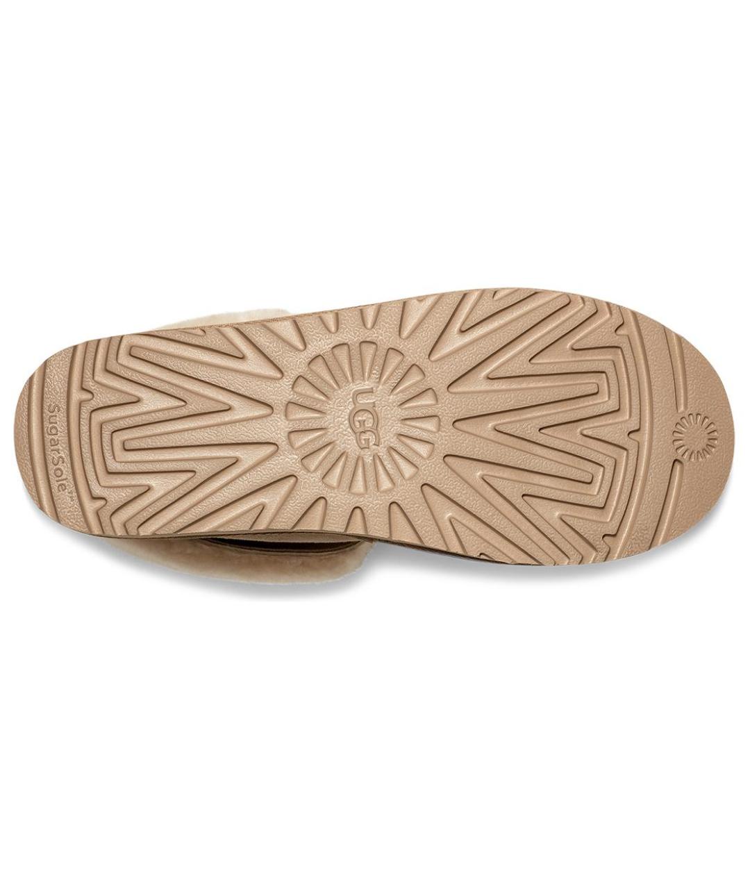 UGG AUSTRALIA Бежевые замшевые ботинки, фото 6