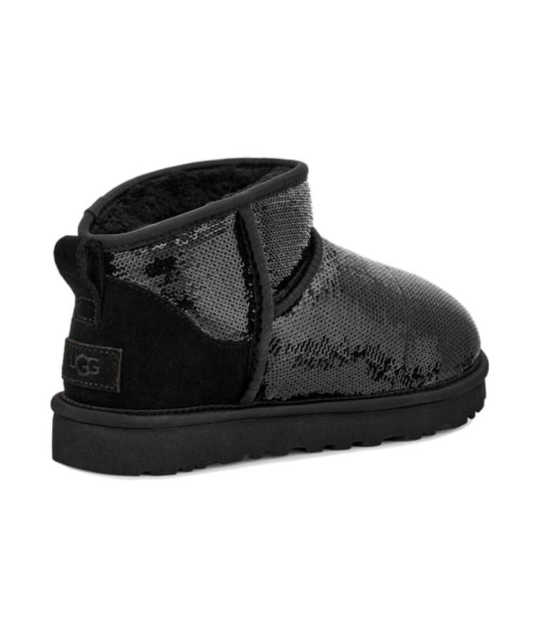 UGG AUSTRALIA Черные ботинки, фото 4