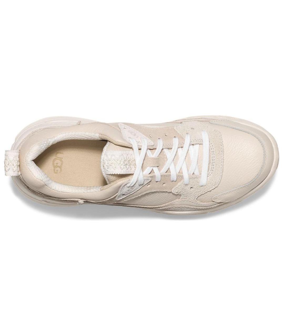 UGG AUSTRALIA Бежевые низкие кроссовки / кеды, фото 4