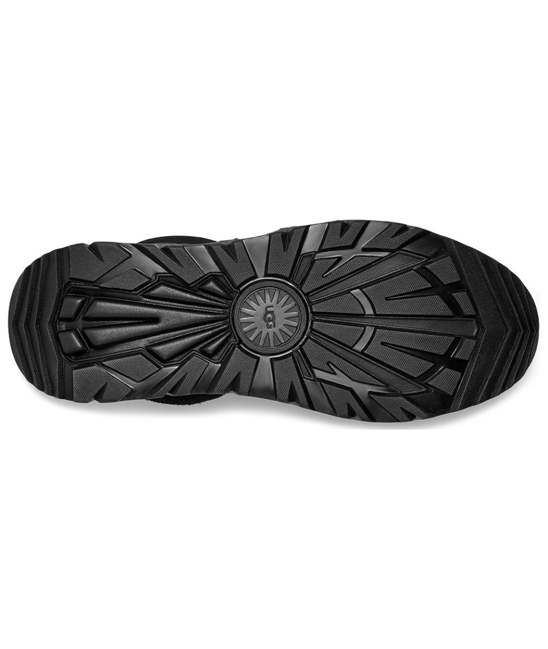 UGG AUSTRALIA Черные кожаные кроссовки, фото 6