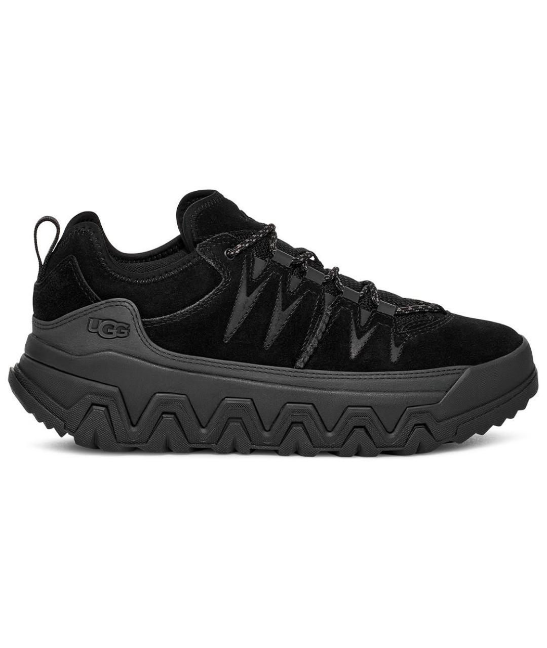 UGG AUSTRALIA Черные кожаные кроссовки, фото 1