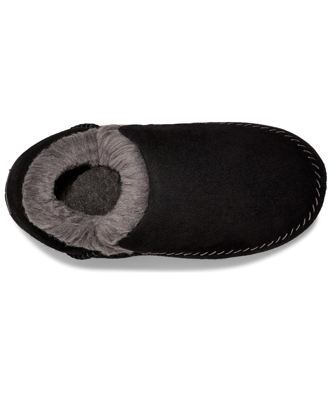 UGG AUSTRALIA Черные нубуковые низкие ботинки, фото 5