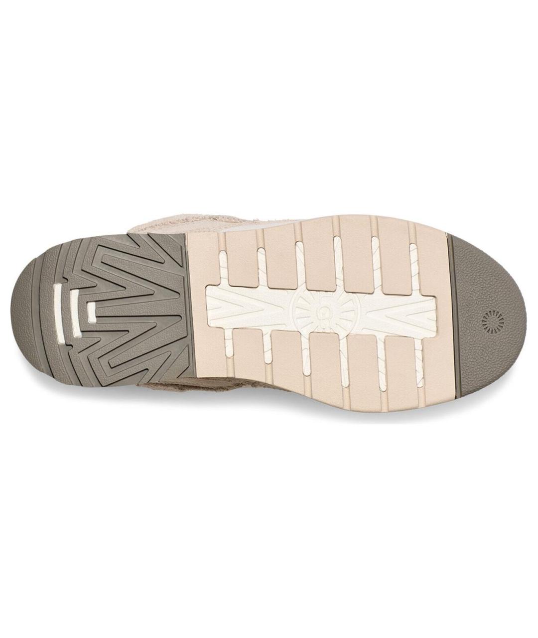 UGG AUSTRALIA Бежевые замшевые кроссовки, фото 7