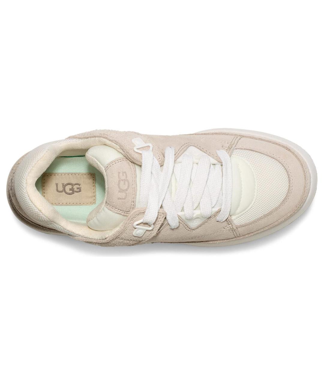 UGG AUSTRALIA Бежевые замшевые кроссовки, фото 6