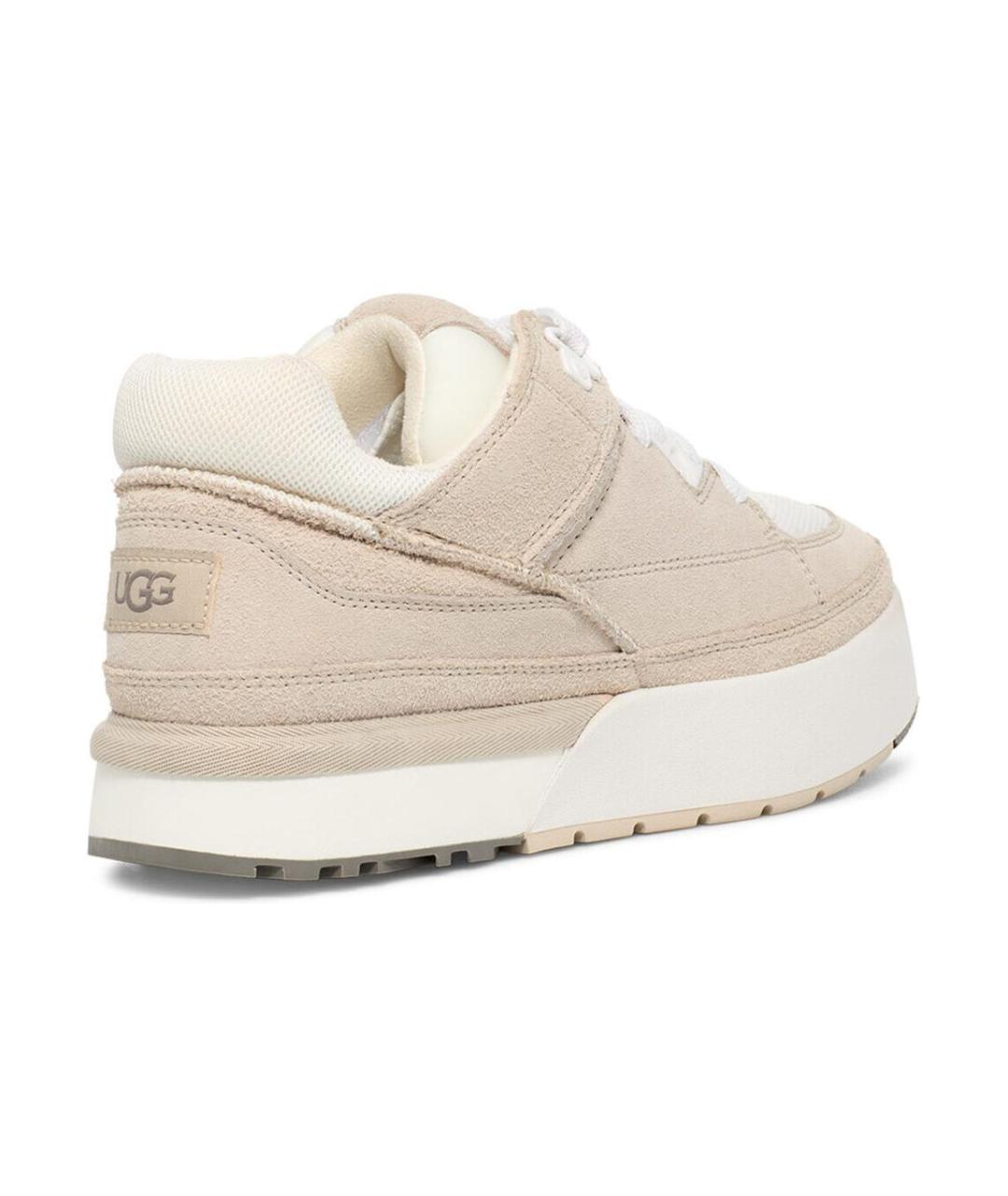 UGG AUSTRALIA Бежевые замшевые кроссовки, фото 5