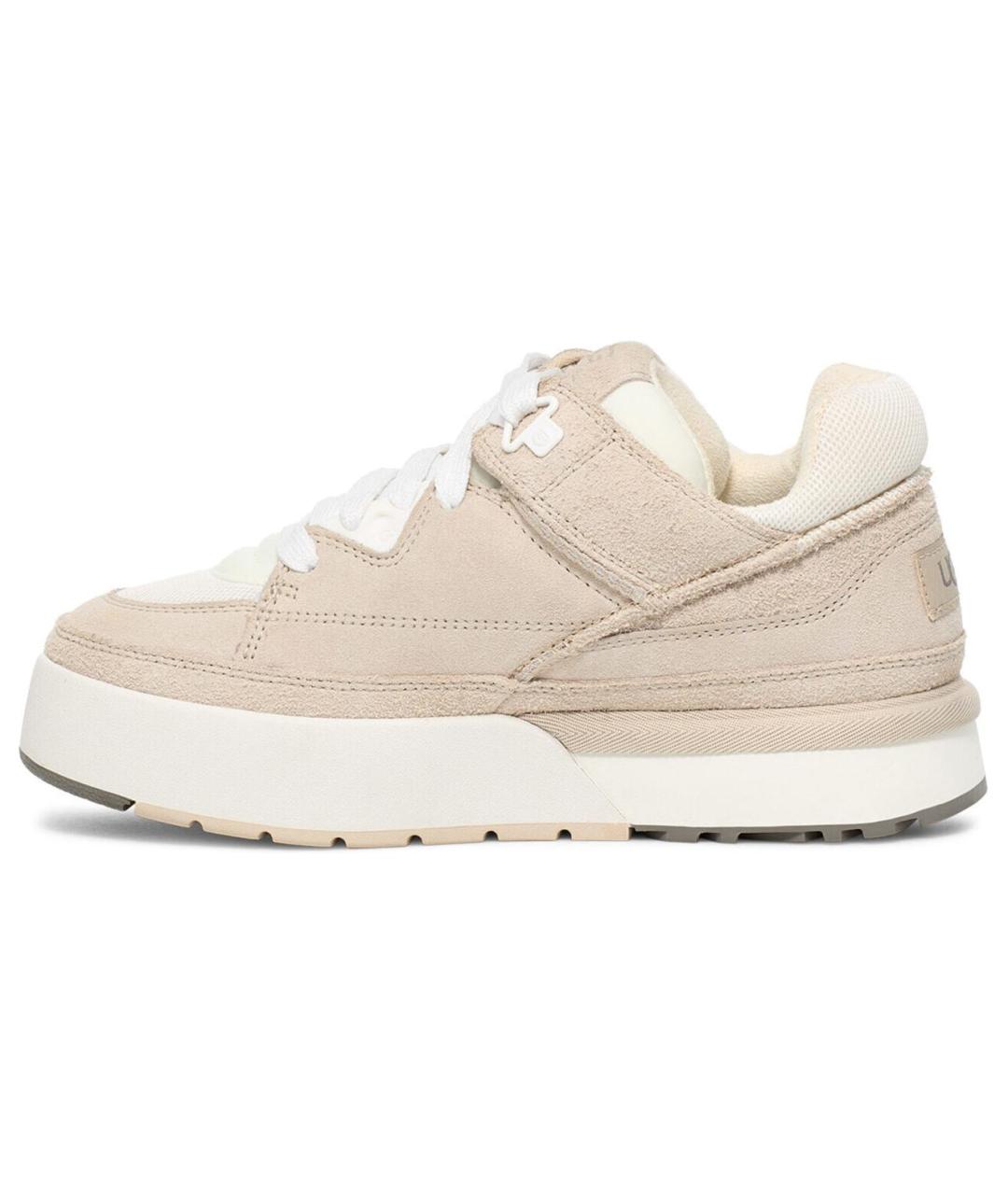 UGG AUSTRALIA Бежевые замшевые кроссовки, фото 2