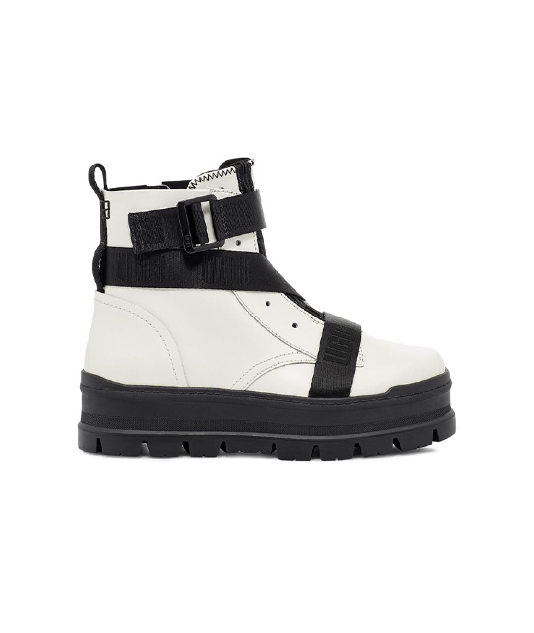 UGG Белые кожаные ботинки, фото 1