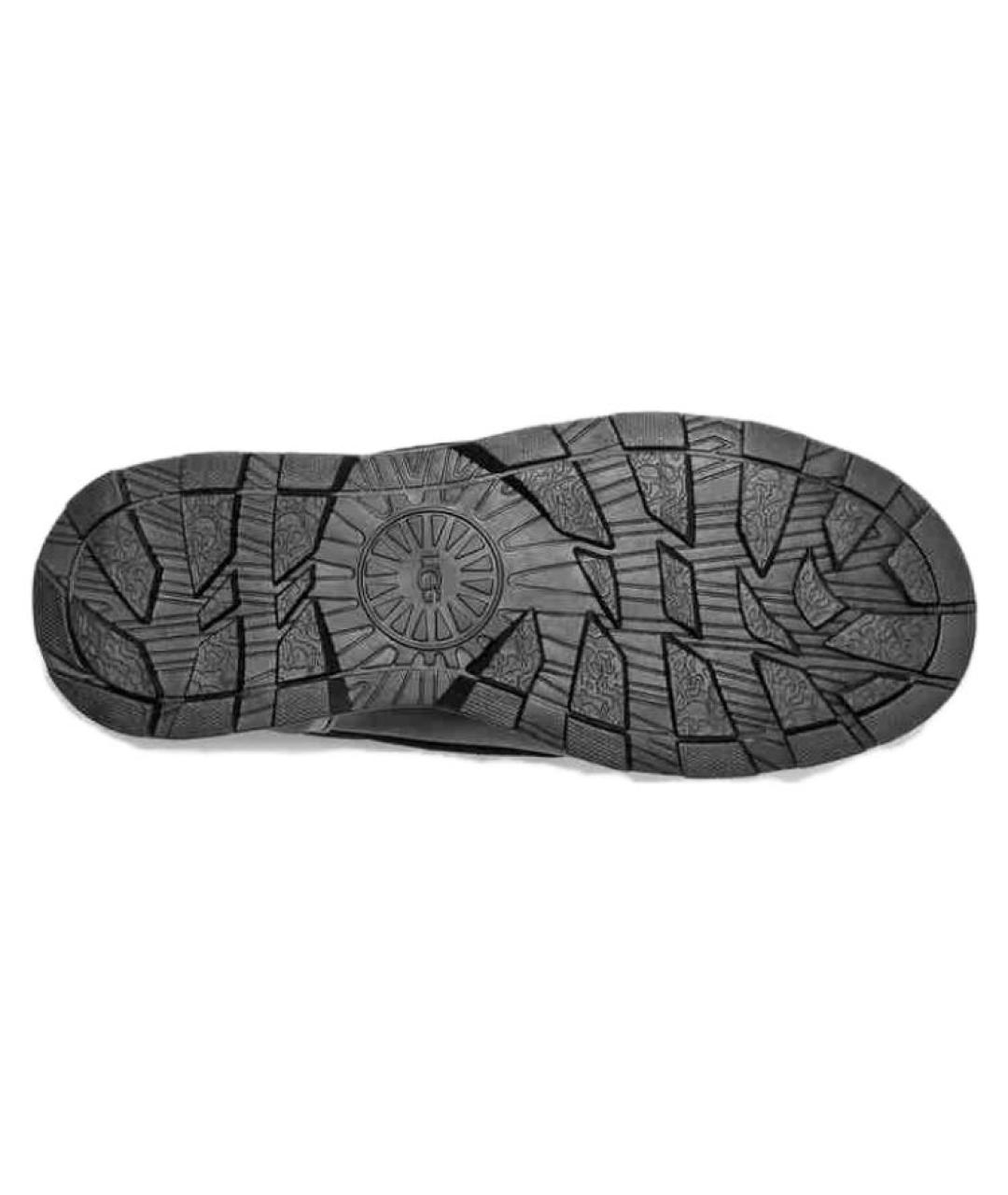 UGG AUSTRALIA Черные замшевые ботинки, фото 5