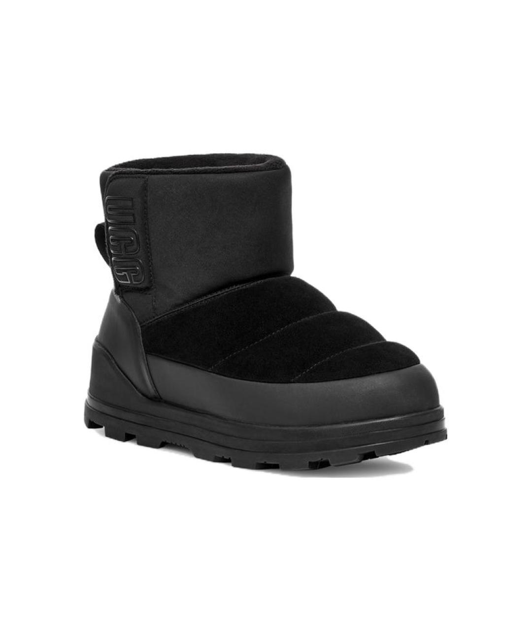 UGG AUSTRALIA Черные замшевые ботинки, фото 2