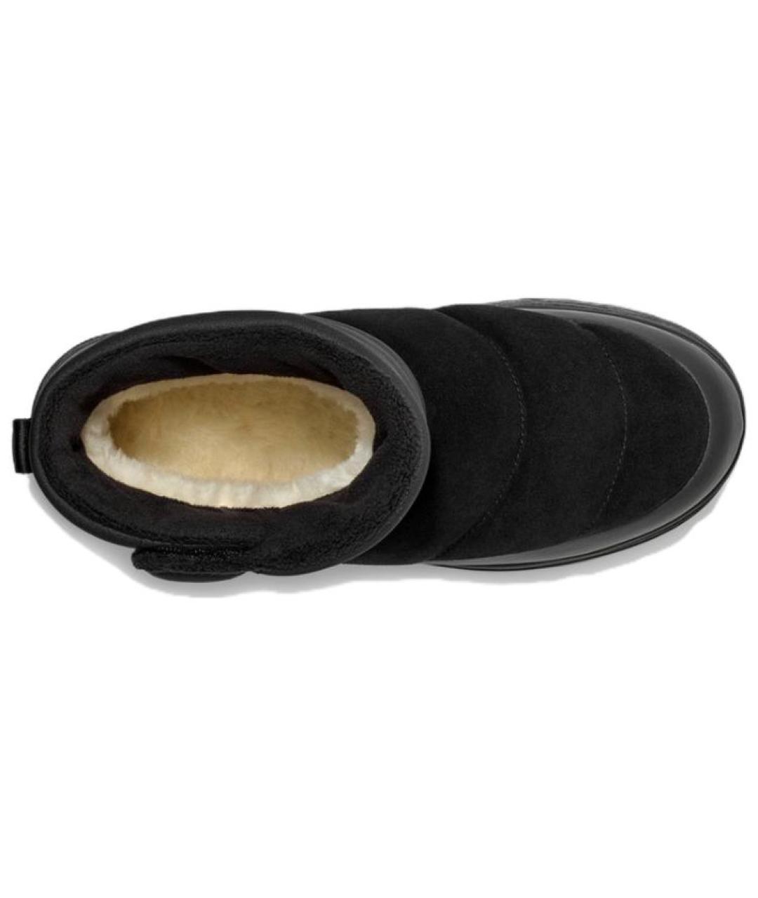 UGG AUSTRALIA Черные замшевые ботинки, фото 4