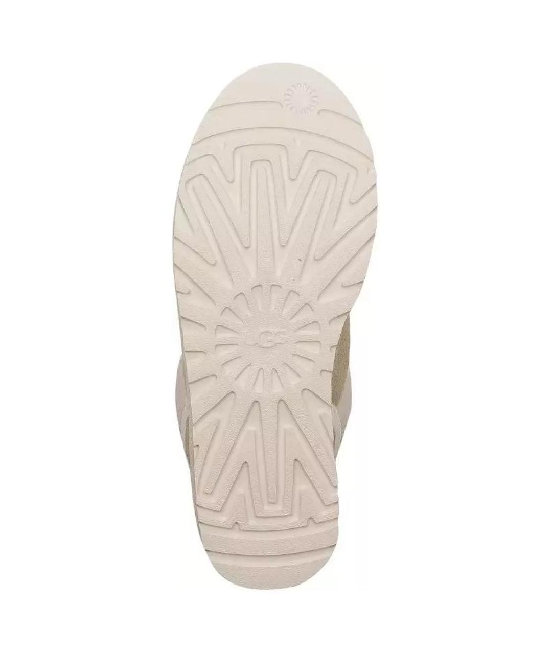 UGG AUSTRALIA Бежевые замшевые кроссовки, фото 5