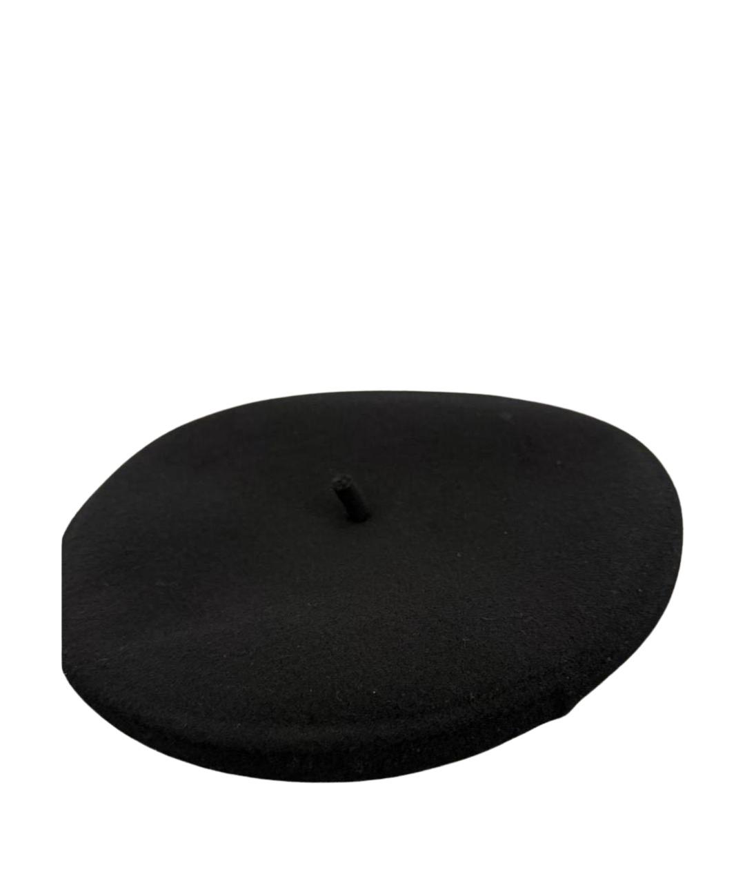 CHRISTIAN DIOR Черная шерстяная шляпа, фото 1