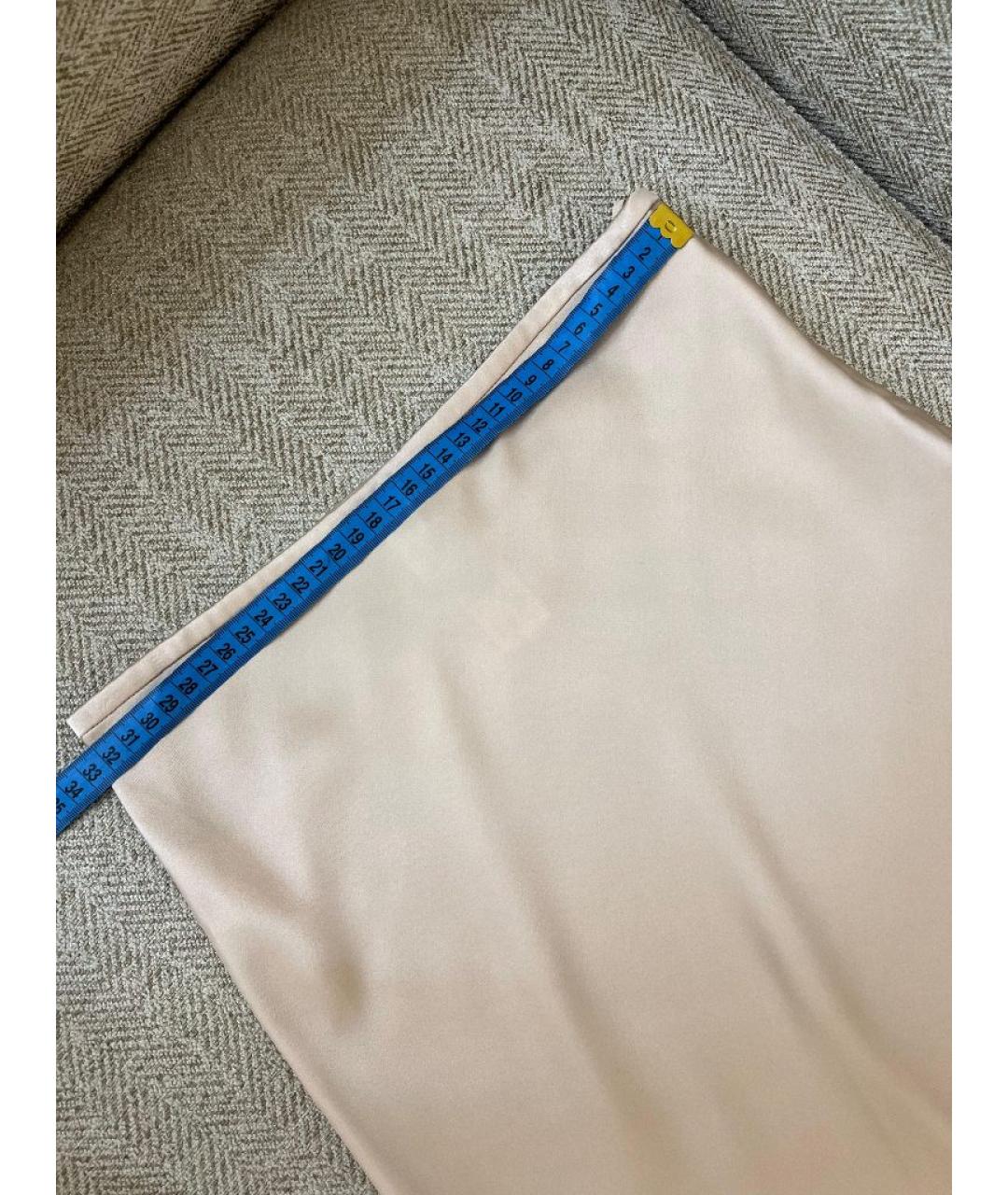 LORO PIANA Бежевый шелковый костюм с юбками, фото 6