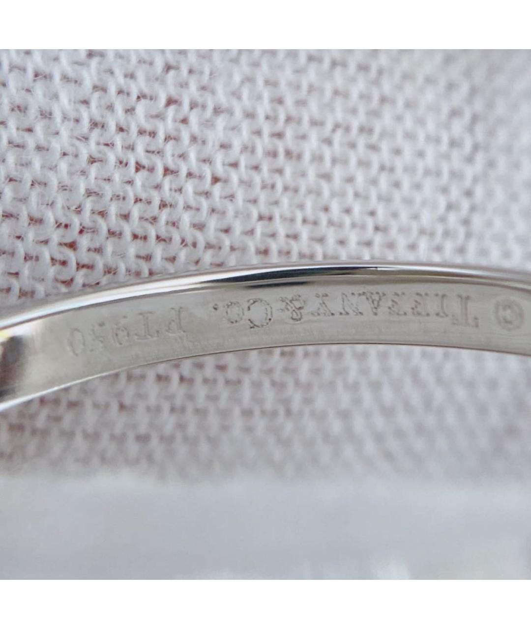 TIFFANY&CO Серебряное платиновое кольцо, фото 8