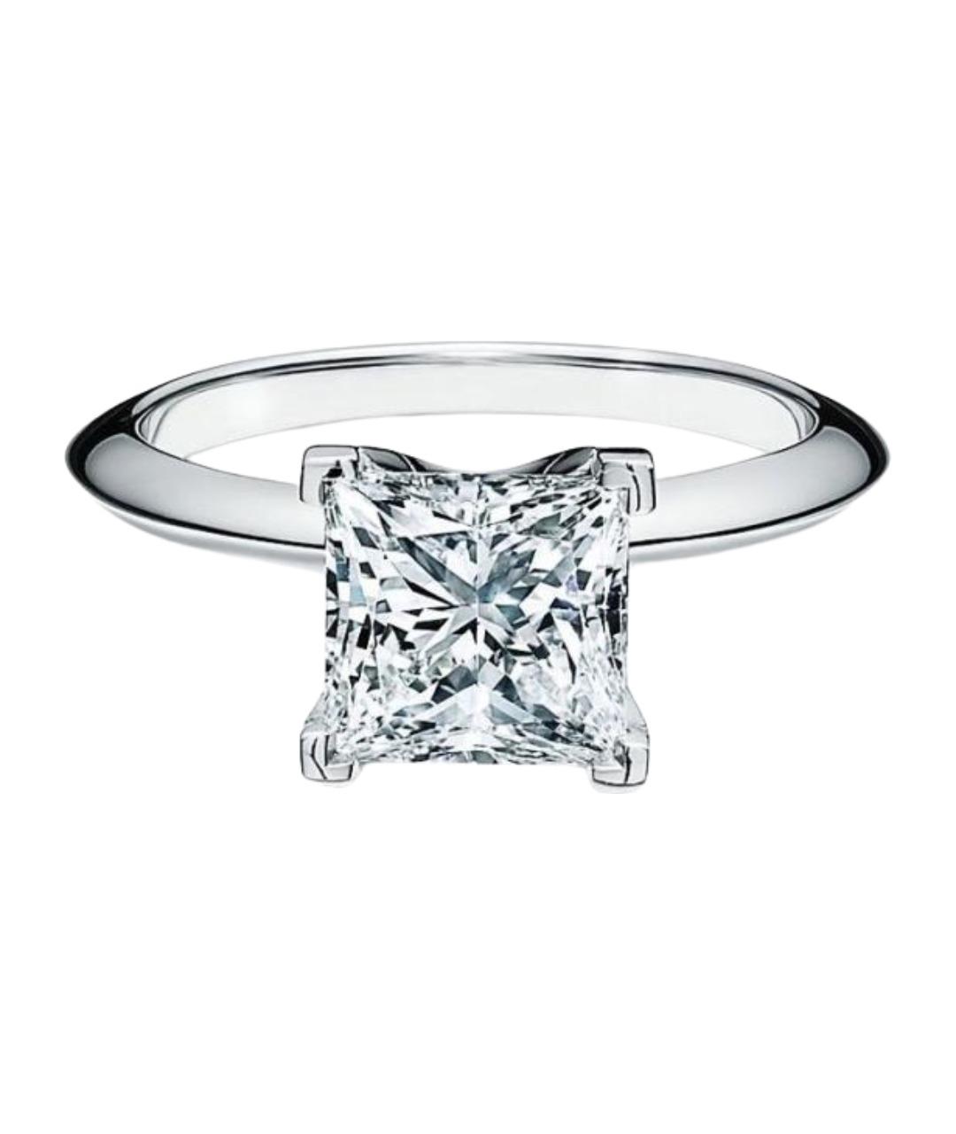 TIFFANY&CO Серебряное платиновое кольцо, фото 1