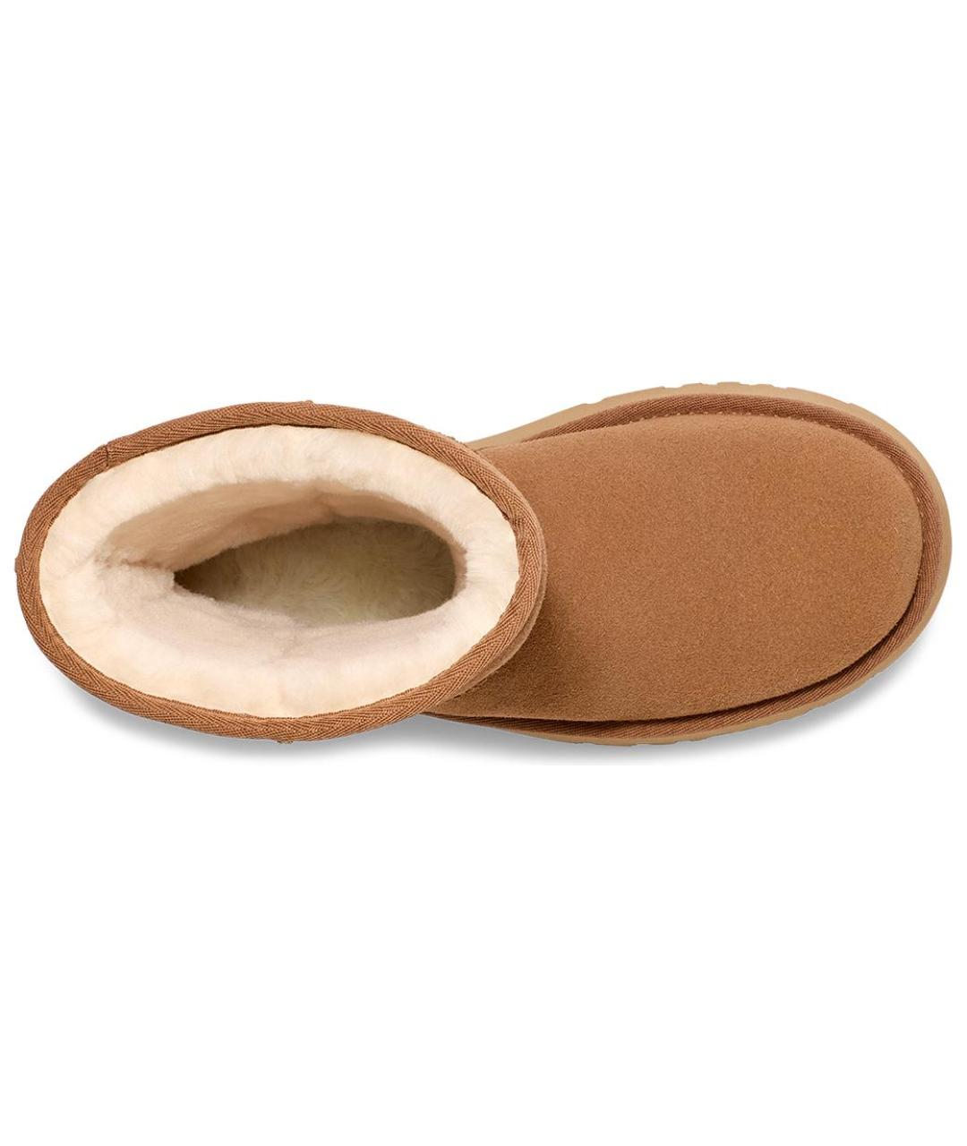 UGG AUSTRALIA Коричневые замшевые ботинки, фото 5