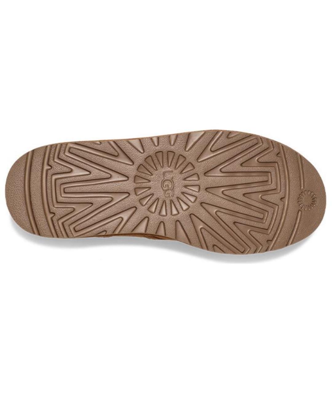 UGG AUSTRALIA Коричневые замшевые низкие ботинки, фото 7