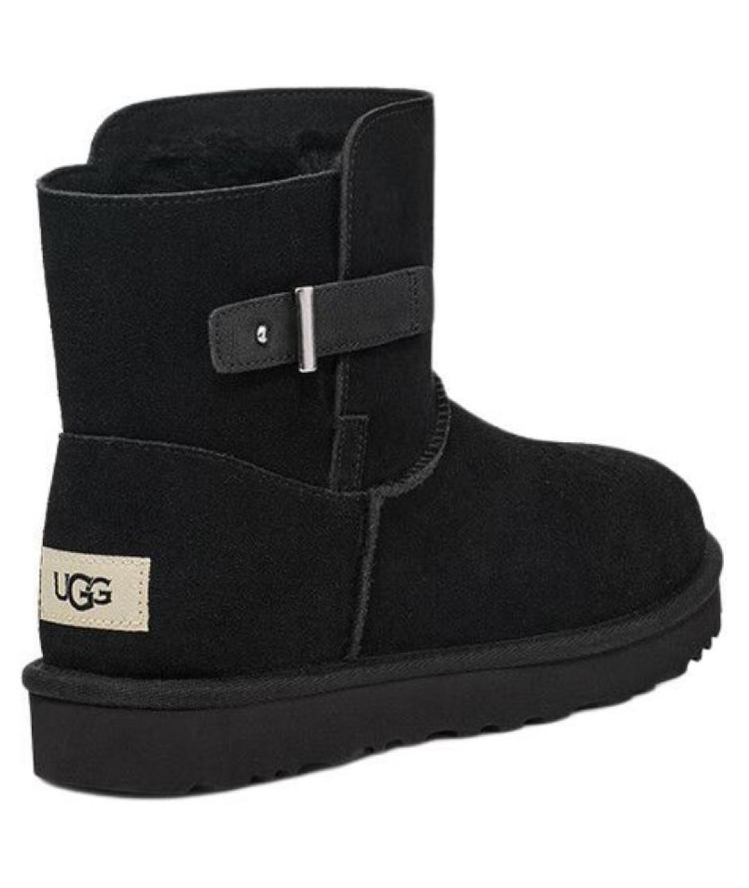 UGG AUSTRALIA Черные замшевые ботинки, фото 5