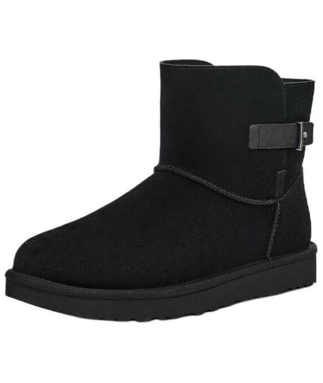 UGG AUSTRALIA Черные замшевые ботинки, фото 3