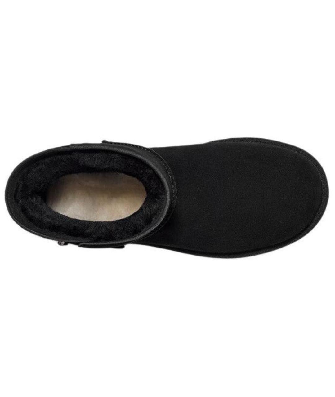 UGG AUSTRALIA Черные замшевые ботинки, фото 6