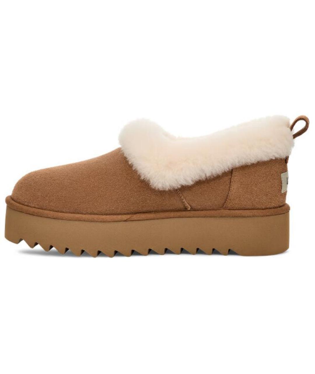 UGG AUSTRALIA Коричневые замшевые ботинки, фото 2