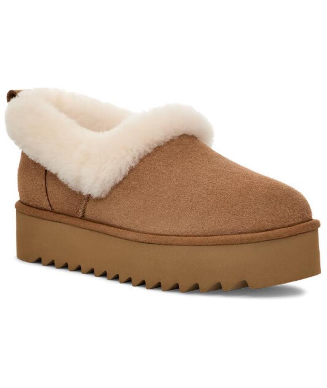 UGG AUSTRALIA Коричневые замшевые ботинки, фото 3