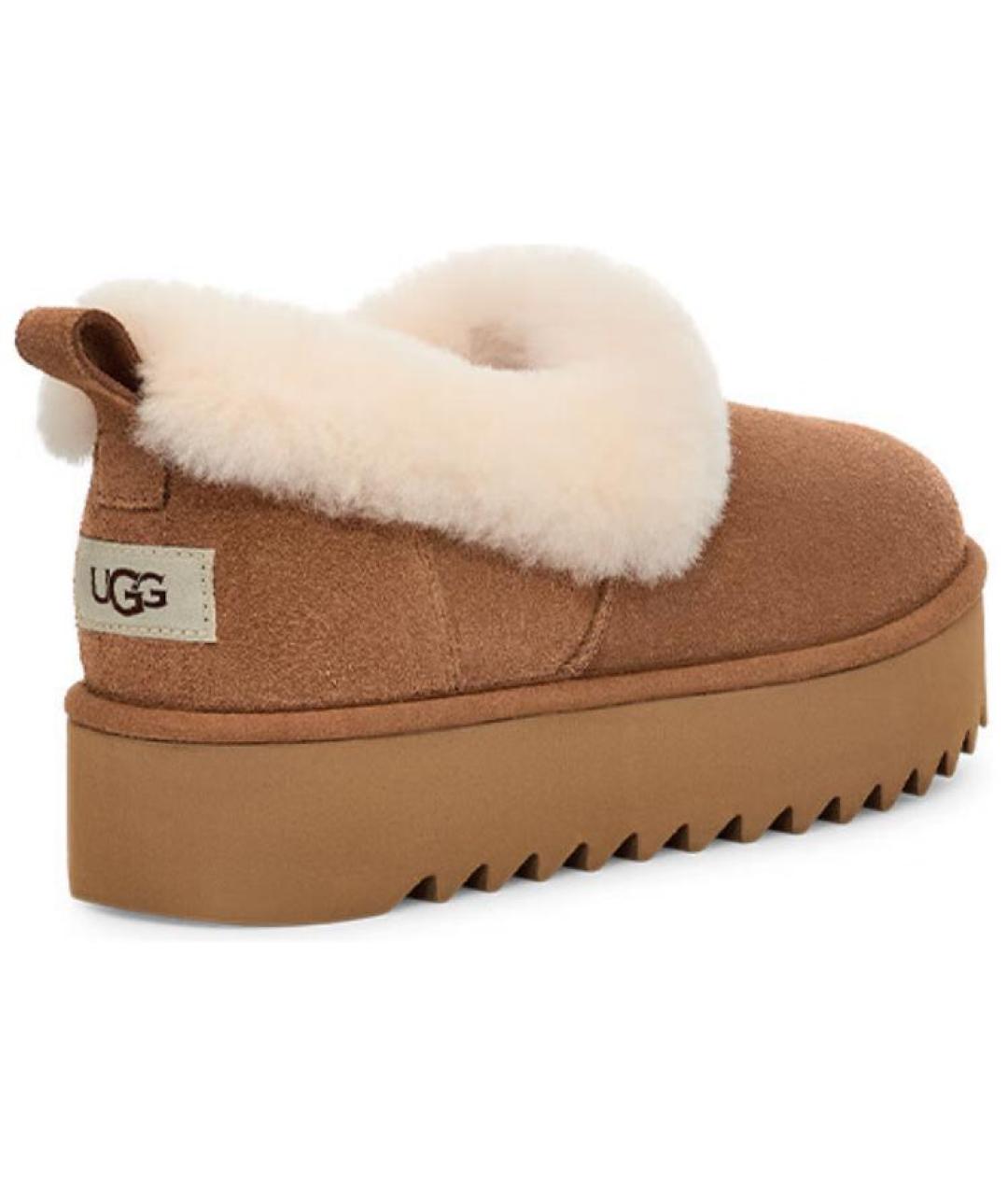 UGG AUSTRALIA Коричневые замшевые ботинки, фото 5
