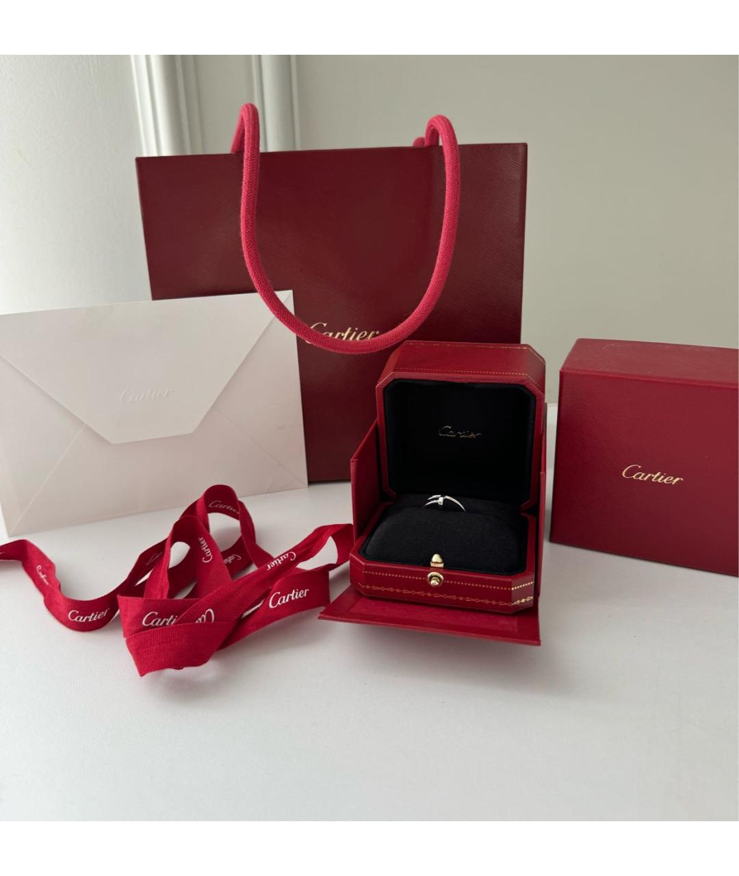 CARTIER Серебряное кольцо из белого золота, фото 2