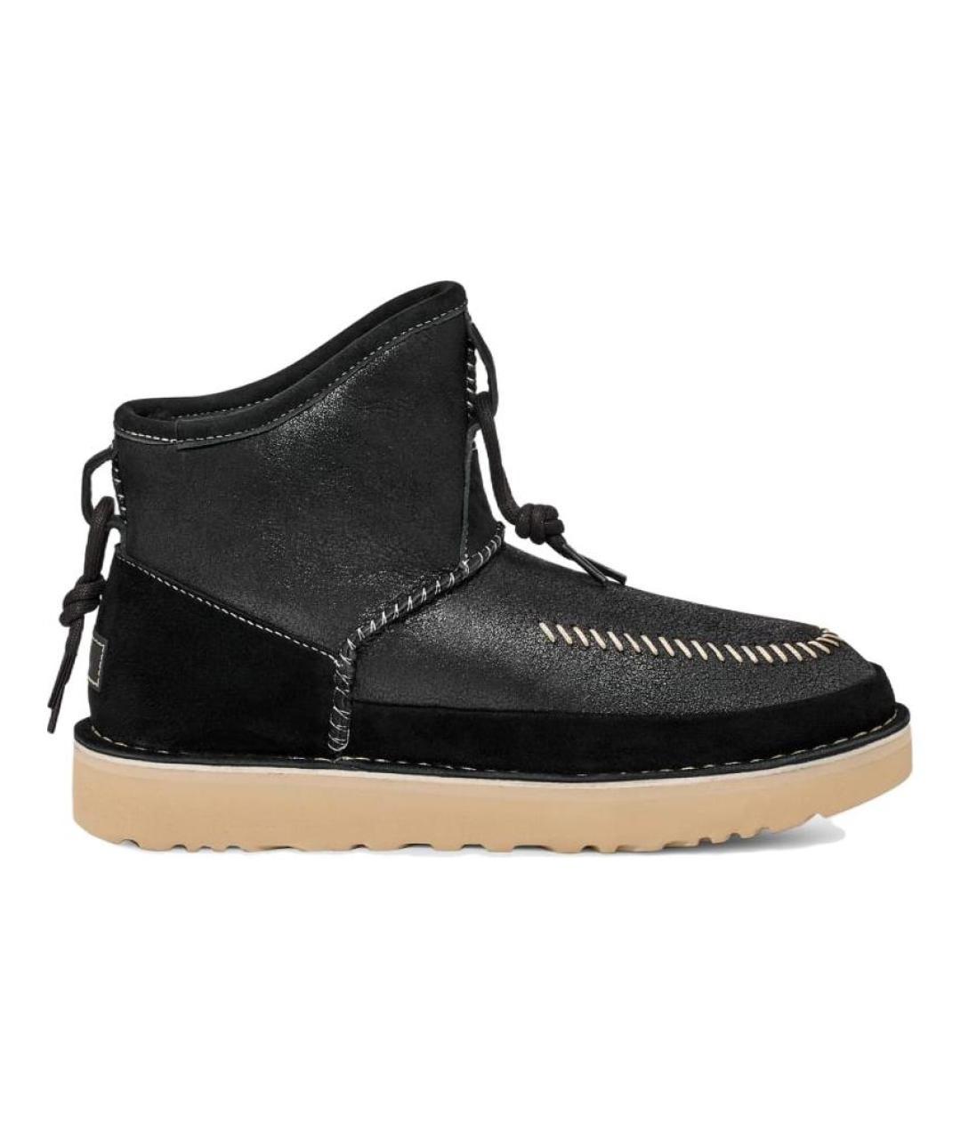 UGG AUSTRALIA Черные замшевые ботинки, фото 1