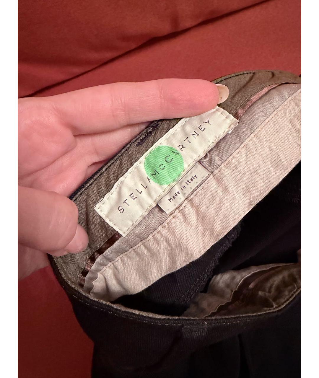 STELLA MCCARTNEY Черные хлопковые джинсы слим, фото 3