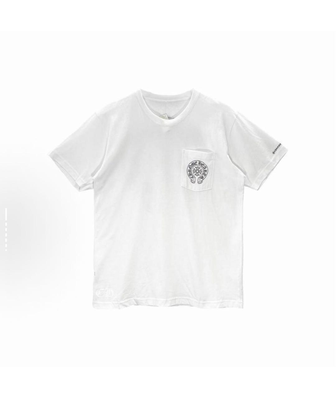 CHROME HEARTS Белая хлопковая футболка, фото 5