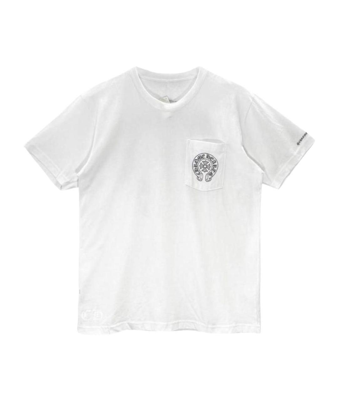 CHROME HEARTS Белая хлопковая футболка, фото 1