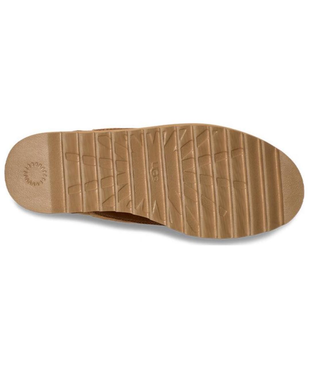 UGG AUSTRALIA Коричневые кожаные ботинки, фото 6