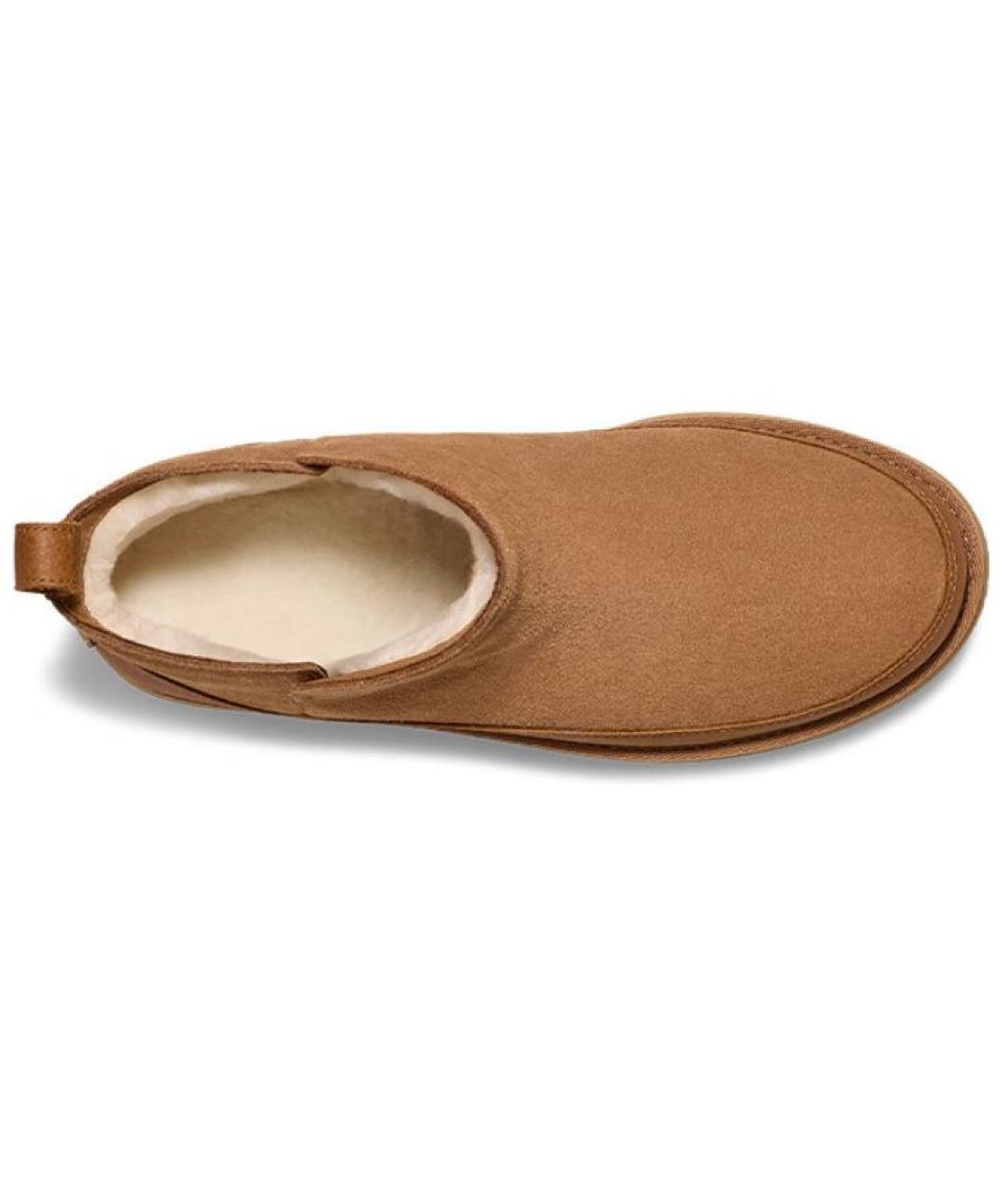 UGG AUSTRALIA Коричневые кожаные ботинки, фото 5