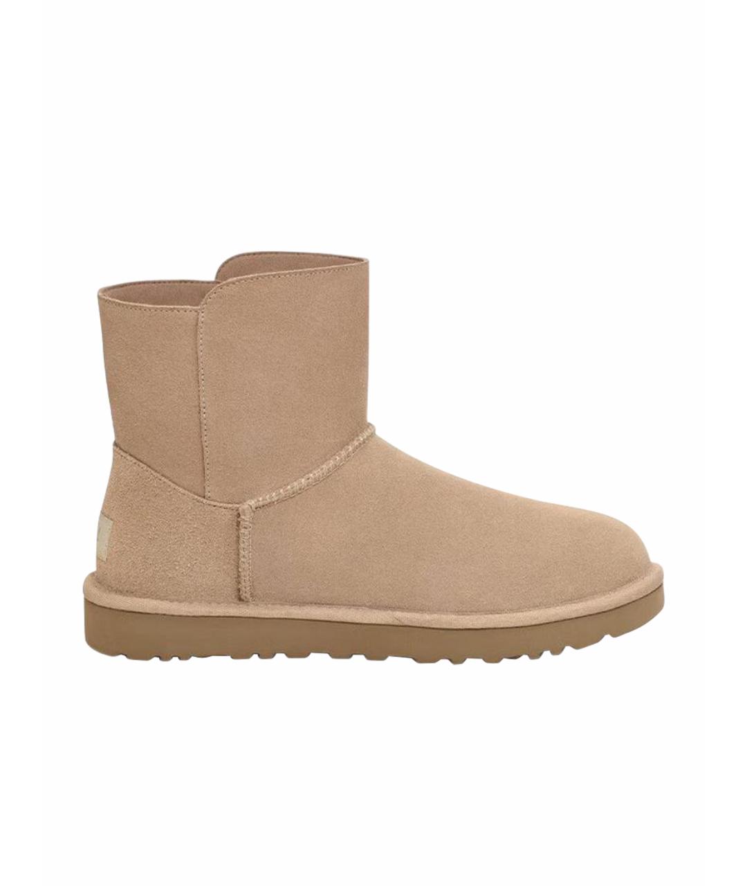 UGG AUSTRALIA Бежевые замшевые ботинки, фото 1