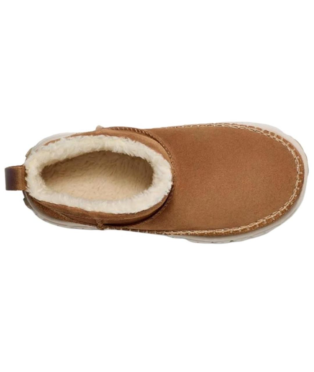 UGG AUSTRALIA Коричневые кожаные ботинки, фото 5