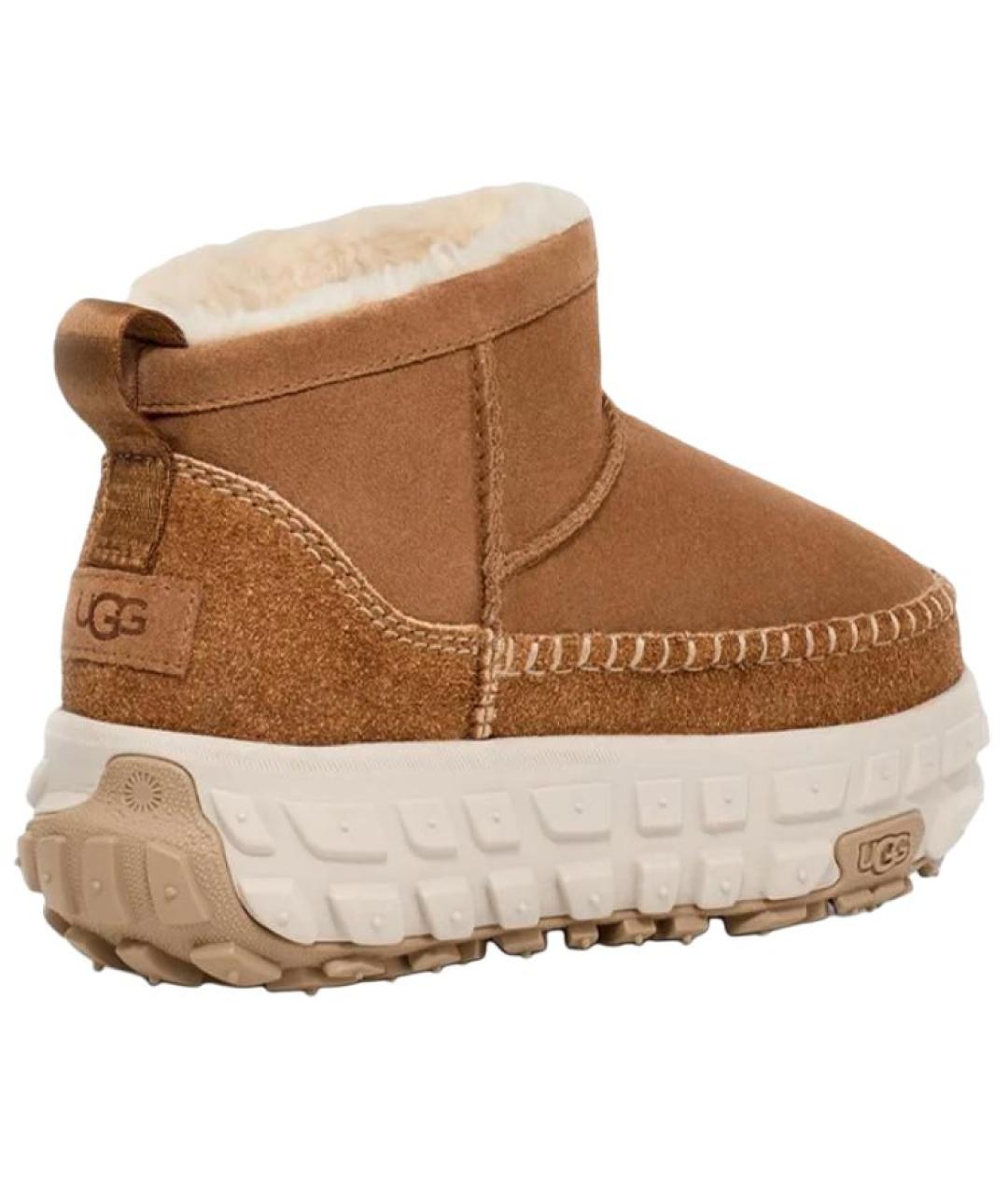 UGG AUSTRALIA Коричневые кожаные ботинки, фото 4