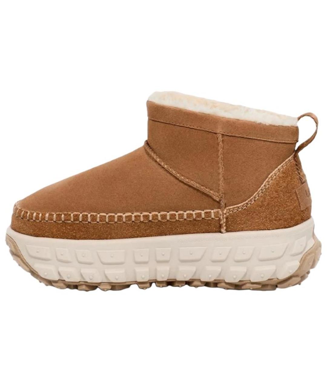 UGG AUSTRALIA Коричневые кожаные ботинки, фото 2