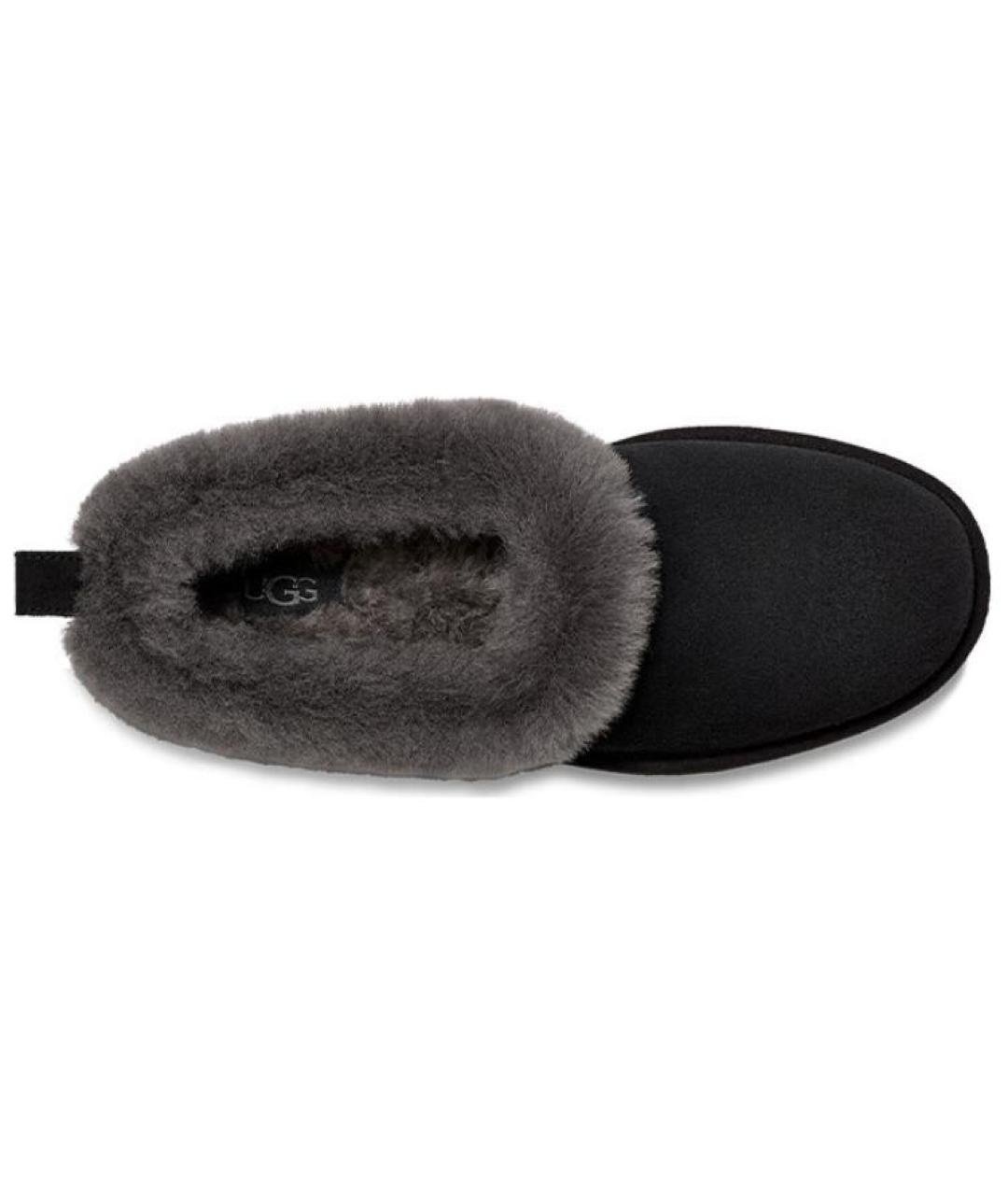 UGG AUSTRALIA Черные кожаные ботинки, фото 5