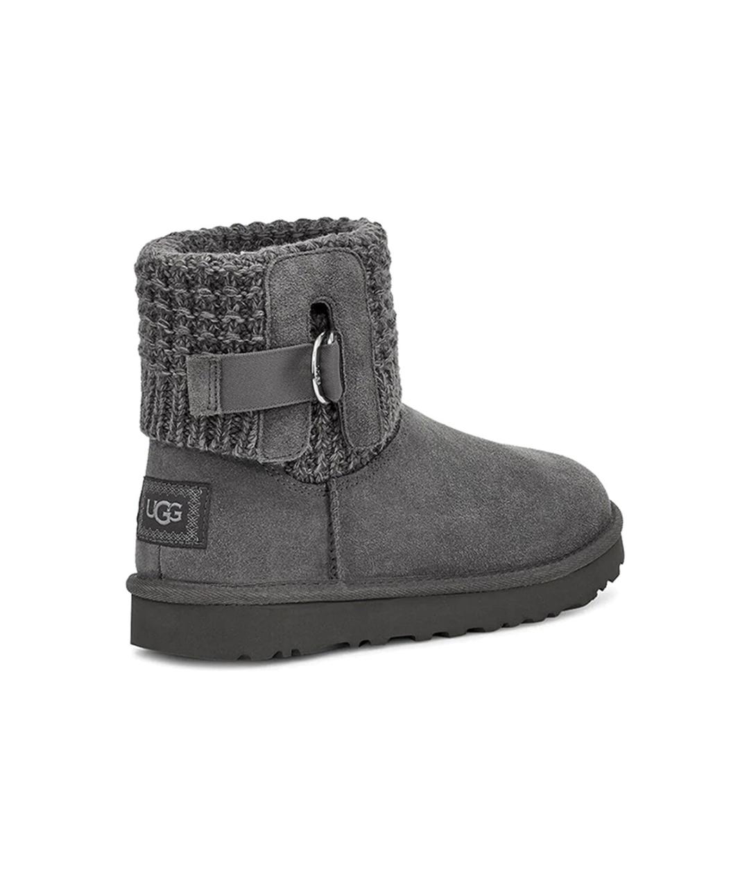 UGG AUSTRALIA Серые замшевые ботинки, фото 4