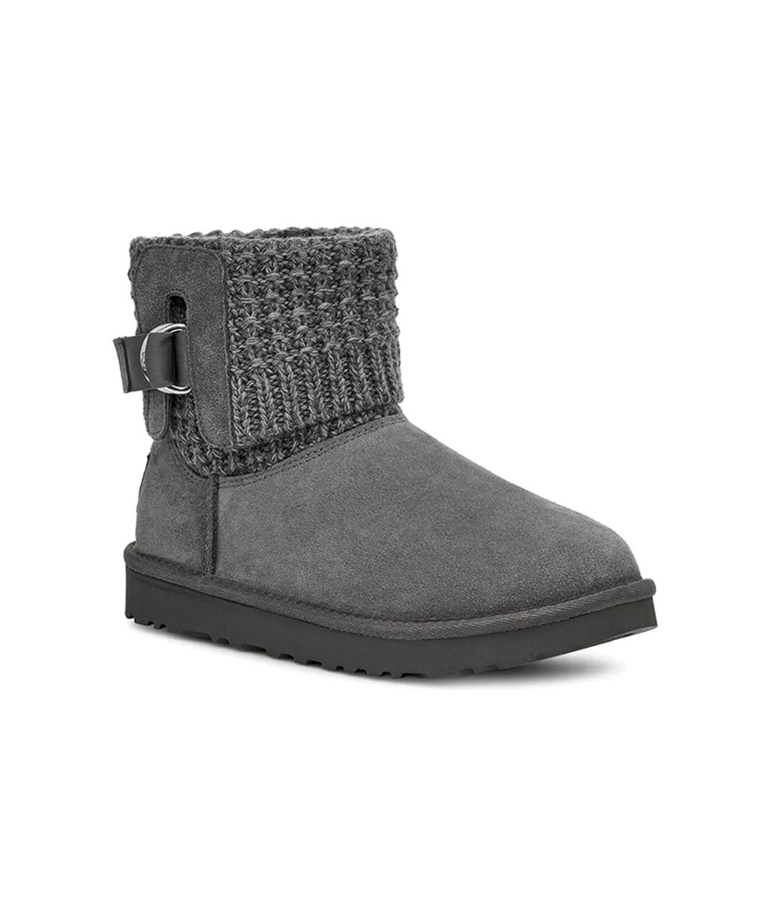 UGG AUSTRALIA Серые замшевые ботинки, фото 3