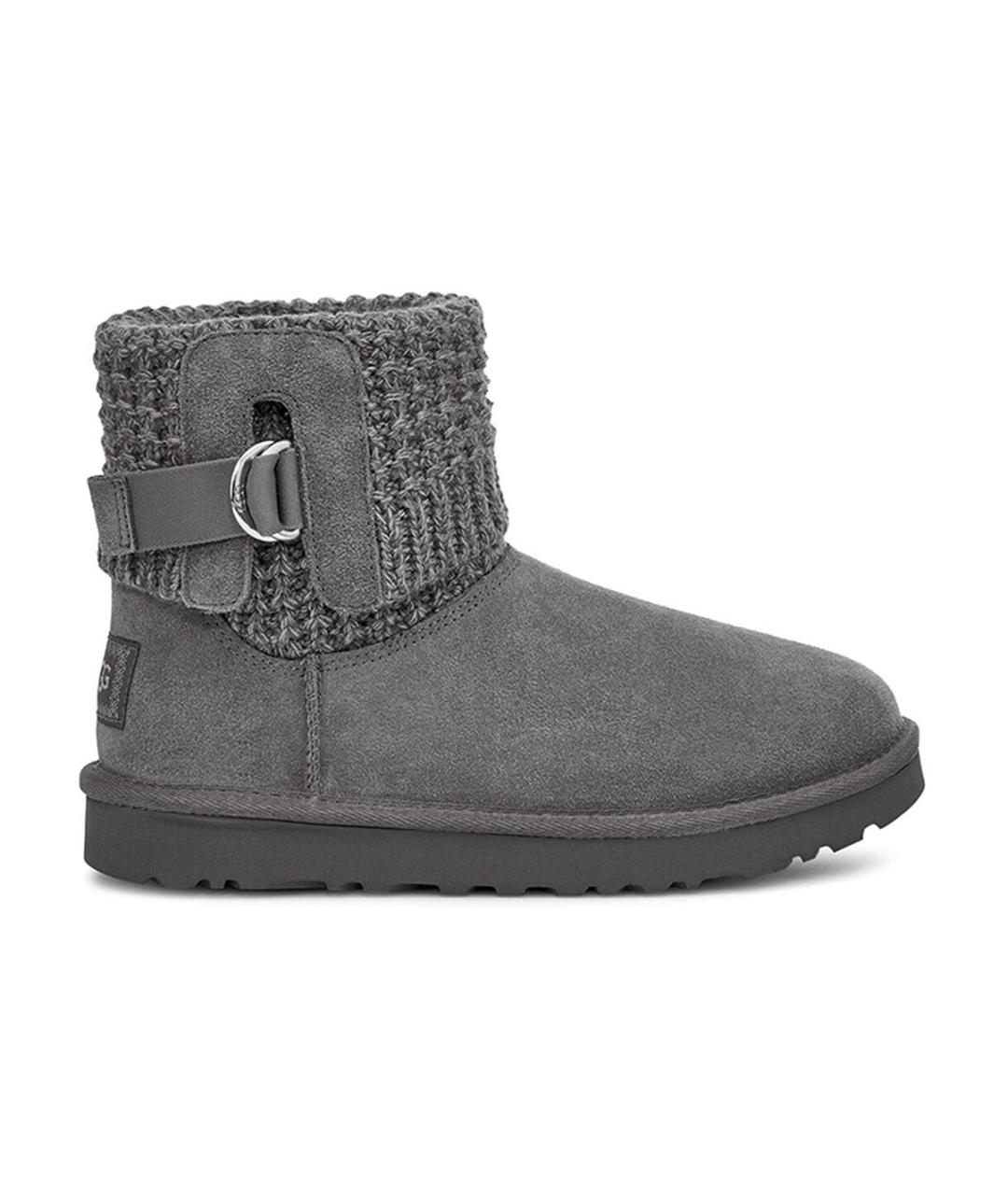 UGG AUSTRALIA Серые замшевые ботинки, фото 1