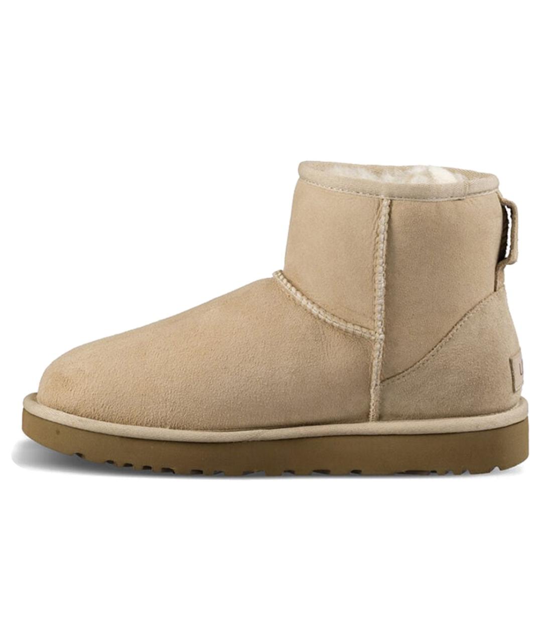 UGG AUSTRALIA Бежевые замшевые ботинки, фото 2