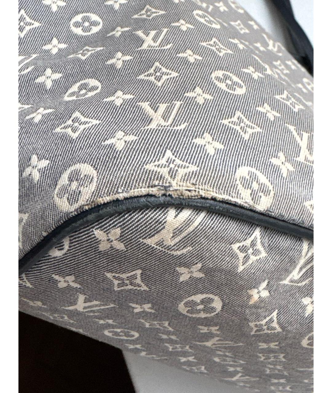 LOUIS VUITTON Синяя сумка с короткими ручками, фото 7