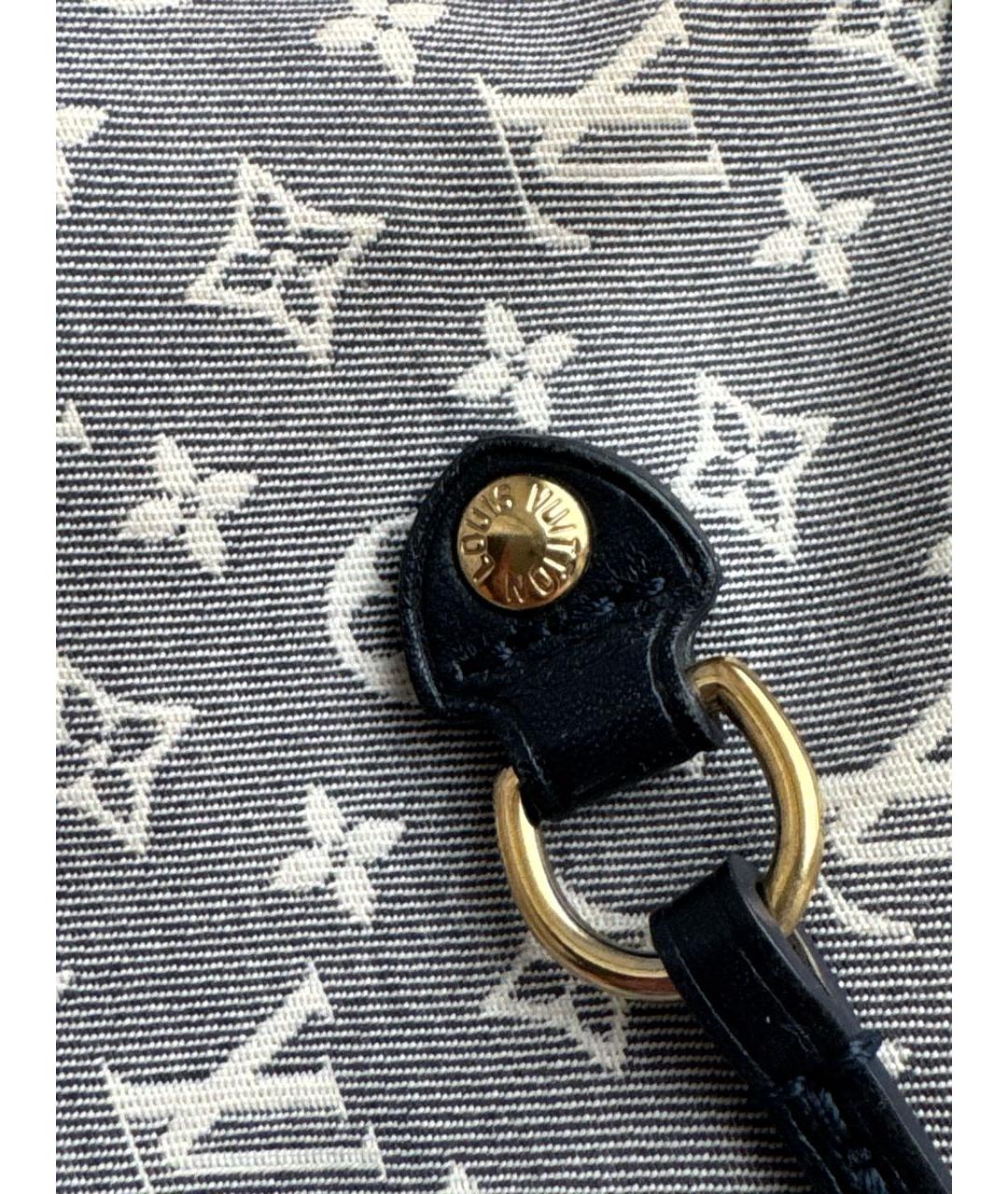 LOUIS VUITTON Синяя сумка с короткими ручками, фото 6