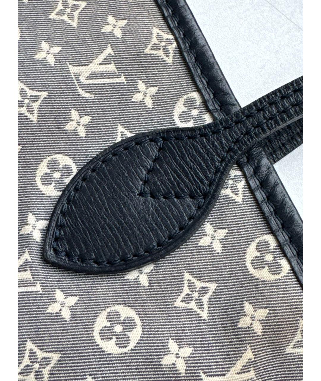 LOUIS VUITTON Синяя сумка с короткими ручками, фото 5